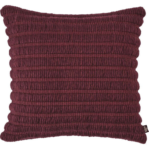 Ridge Pude 45x45 cm Burgundy
