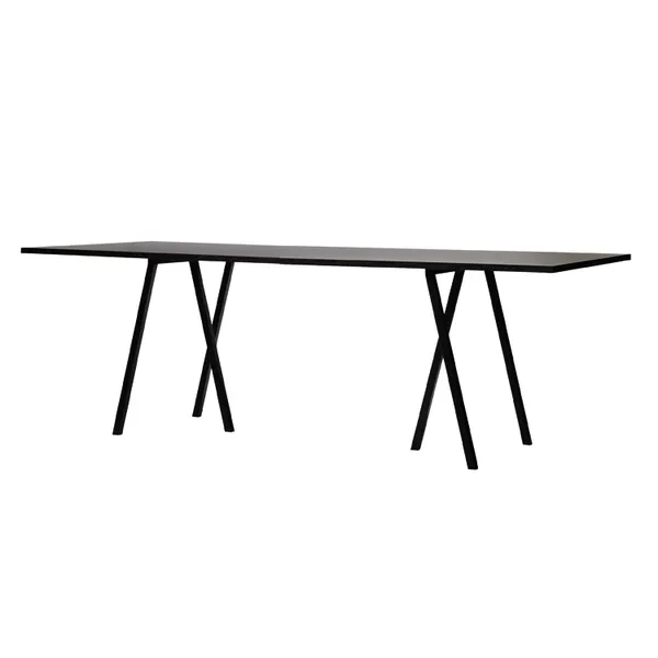 Loop Stand Bord 180 cm Linoleum / Sort