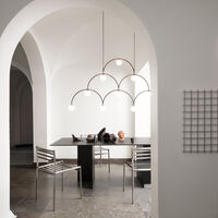 Bounce 169 Taklampe Sort/Opalglass