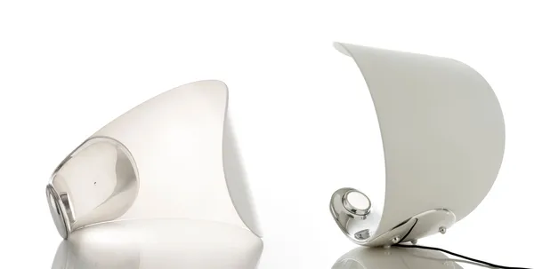 Curl Bordlampe Hvid