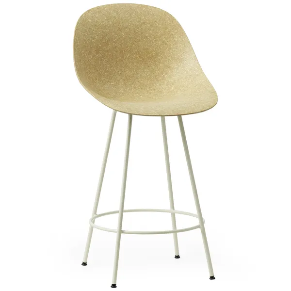 Mat Barstol 65 cm Hemp / Cremefarvet