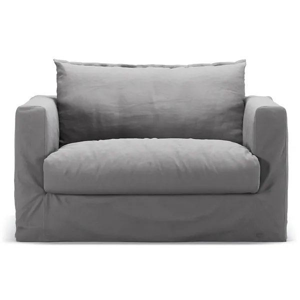 Le Grand Air Nou Love Seat Bomull Ljusgrå