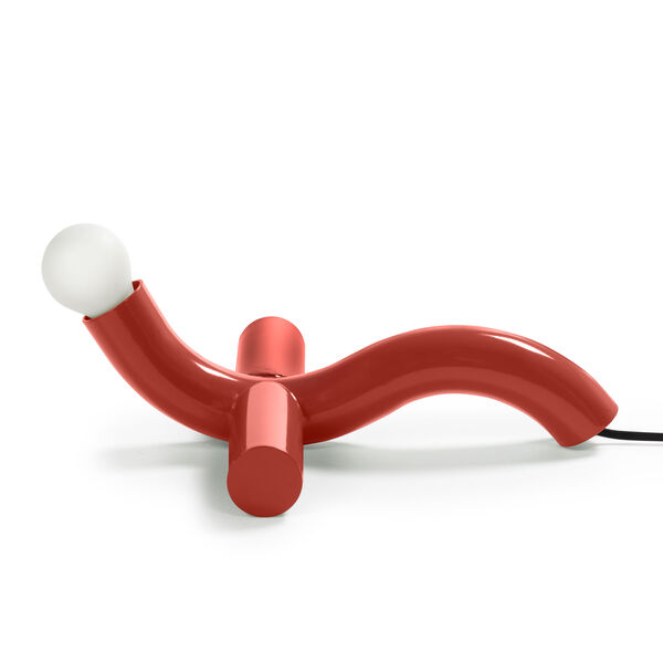 La Due Table Lamp Red
