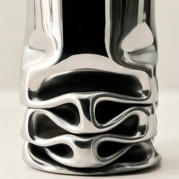 Hydraulic Vase Rustfrit Stål 25 cm