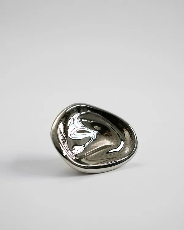 Ripple Knob Väggkrok 8 cm Silver