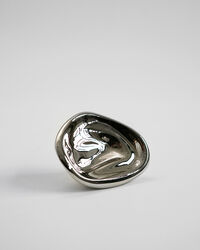 Ripple Knob Väggkrok 8 cm Silver