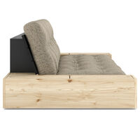 Base Bäddsoffa Med Förvaring Black Night / Warm Sand