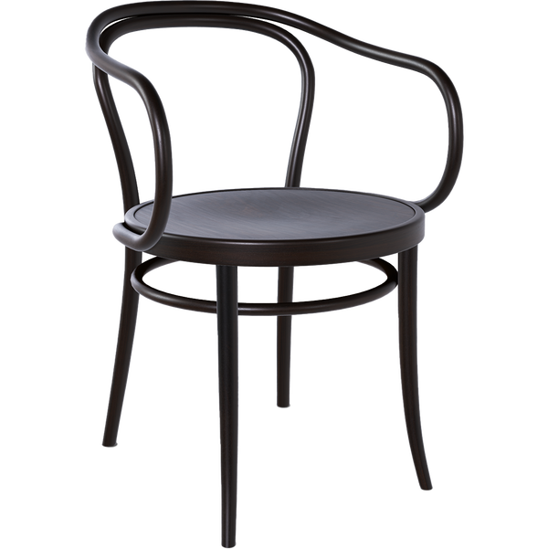 No 30 Stol Med Armlener Coffee