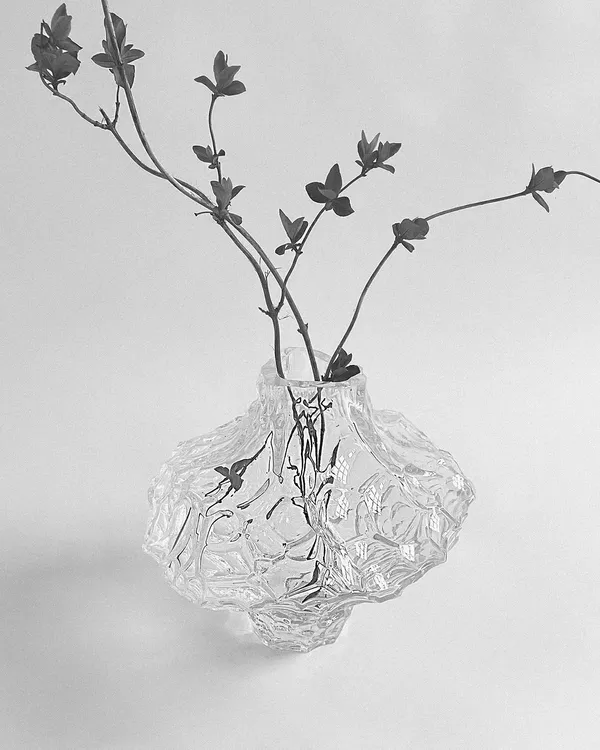 Canyon Vase 23 cm Klar