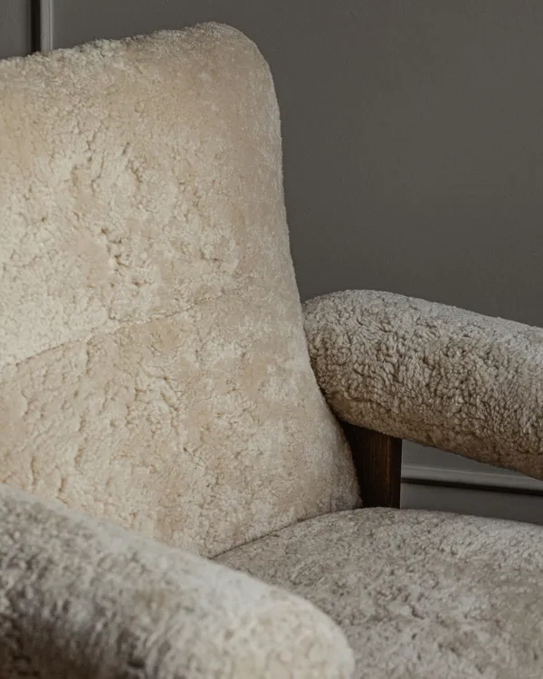 Brasilia Fåtölj Naturlig Ek / Sheepskin Nature