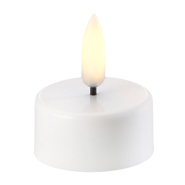 Premium Fyrfadslys led (Remote Ready) Nordic White 38 mm