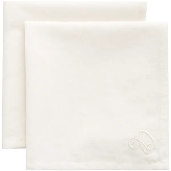 Sienna Serviet 45x45 cm 2-pak Hvid