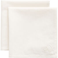 Sienna Serviet 45x45 cm 2-pak Hvid