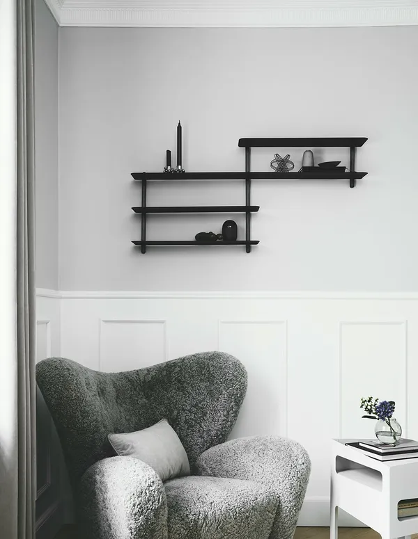 Nivo Væghylde B Sort Ask / Sort