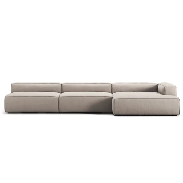 Grand 5-Paikkainen Sohva leposohva Oikea Sandshell Beige