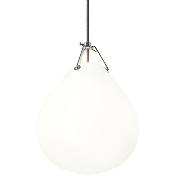 Moser Pendel Ø250 Matt hvitt opalt glass