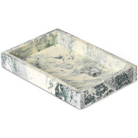 Mist Brett 10x15 cm Off-white / Emerald