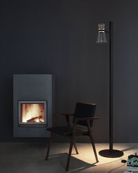 Nocturne Floor Lamp Cone Black