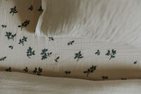 Blueberry Muslin Fitted Sheet 180x200 cm