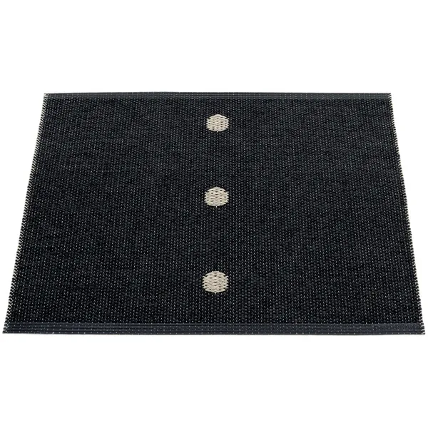 Peg Gulvteppe 70x360 cm Sort/Lin