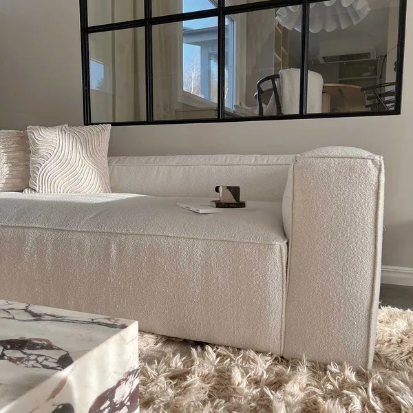 Grand Sofa 2-seters Steam White