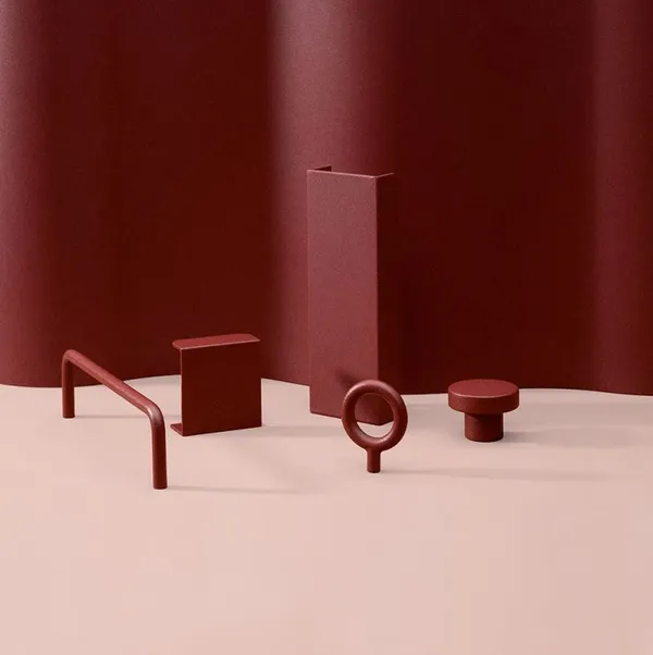 Thread Håndtag Reddish Brown