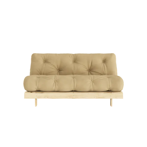 Roots 160 Sovesofa Med Madras Raw / Wheat Beige