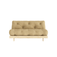 Roots 160 Sovesofa Med Madras Raw / Wheat Beige