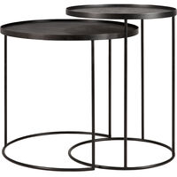 Round Brettbord Rund Sett S/L Svart