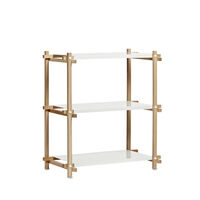 Woody Column Hylly Matala Valkoinen