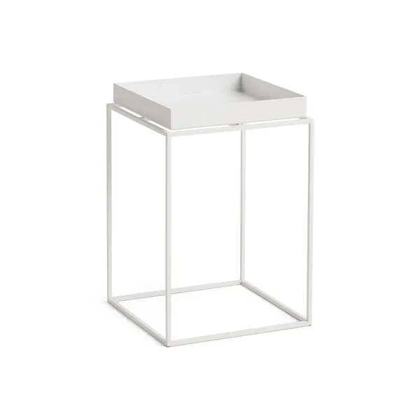 Bakkebord 40x40 cm Hvidt