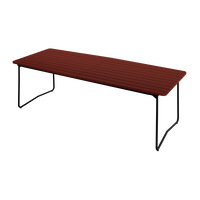 B31 Bord 92x230 cm Mörkröd / Svart