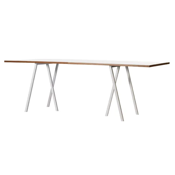 Loop Stand Bord 180 cm Laminat / Vit