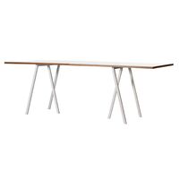 Loop Stand Bord 180 cm Laminat / Vit
