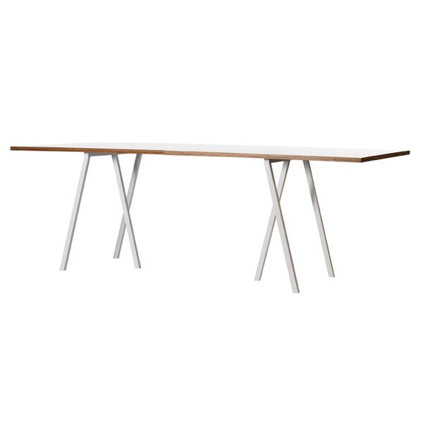 Loop Stand Bord 180 cm Laminat / Vit