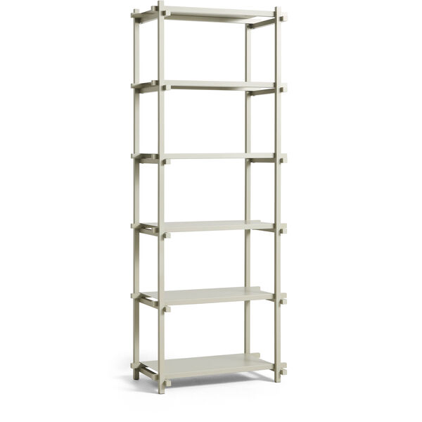 Woody Shelving 2.0 Column High Smokey Grey Beech / Smokey Grey Steel