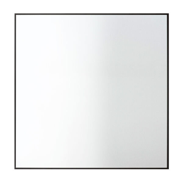View Mirror 70x70cm Black