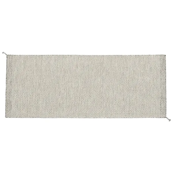 Ply Matto Kierrätetty Polyesteri Luonnonvalkoinen 80x200 cm