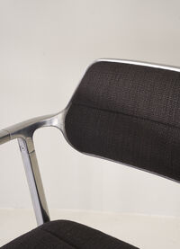 453 Snurrstol Polerat Aluminium / Tide