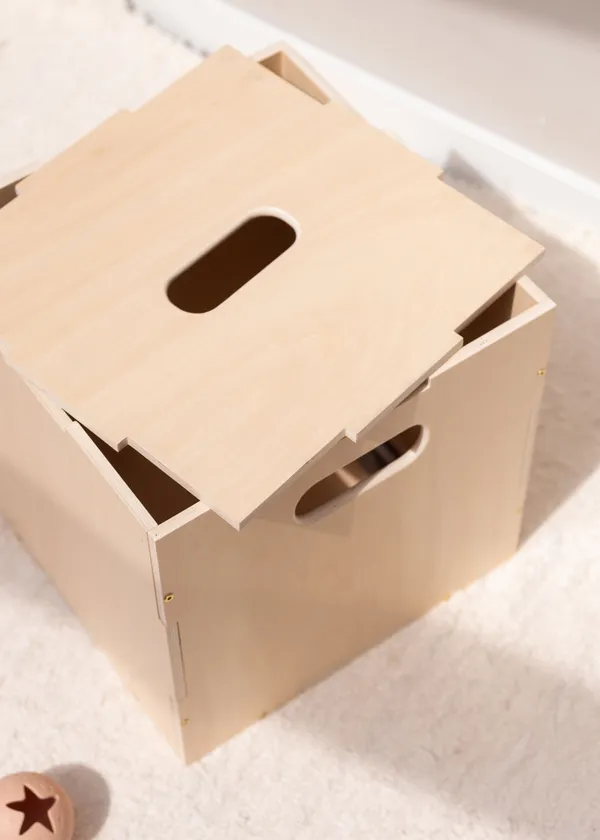 Cube Opbevaring 36x36 cm Træ