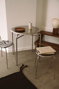 Petit Rond Bord Rostfritt Stål Ø65 cm