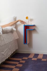 F-Shelf Væghylde Højre Fyrretræ