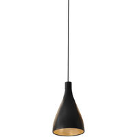 Swell Pendel 20 cm Sort / Messing