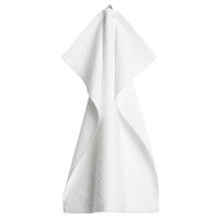 Jacquard Herringbone Towel 30X50 Faded Brick Pyyhe 30x50 cm Valkoinen