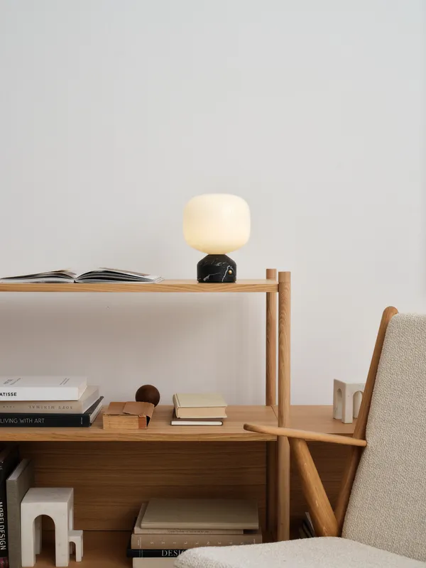 Meemo Bordlampe Bærbar Sort