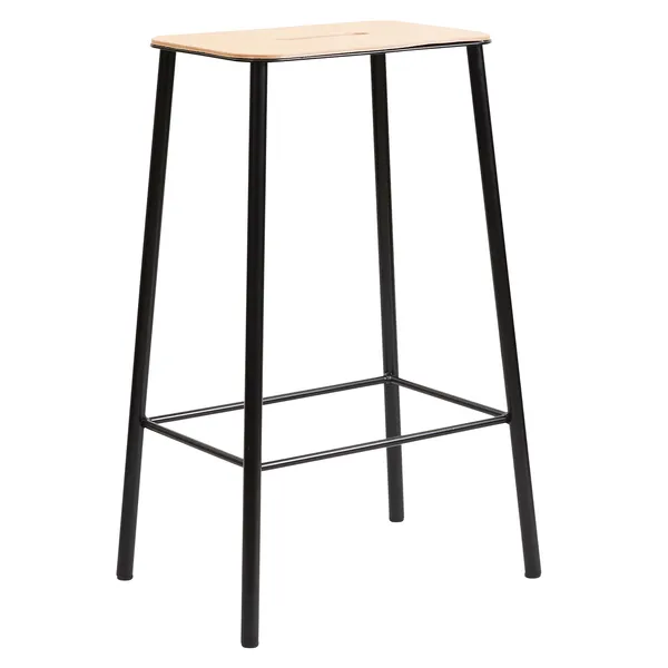 Adam Stool Barstol 65 cm Läder/Stål