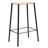 Adam Stool Barstol 65 cm Läder/Stål