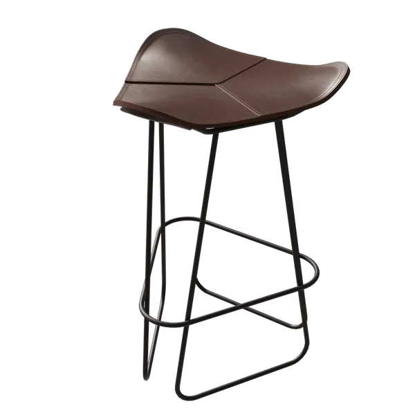 Pampa Barstol 65 cm Sort / Chocolate