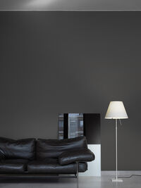 Costanza Floor Lamp Aluminum/White