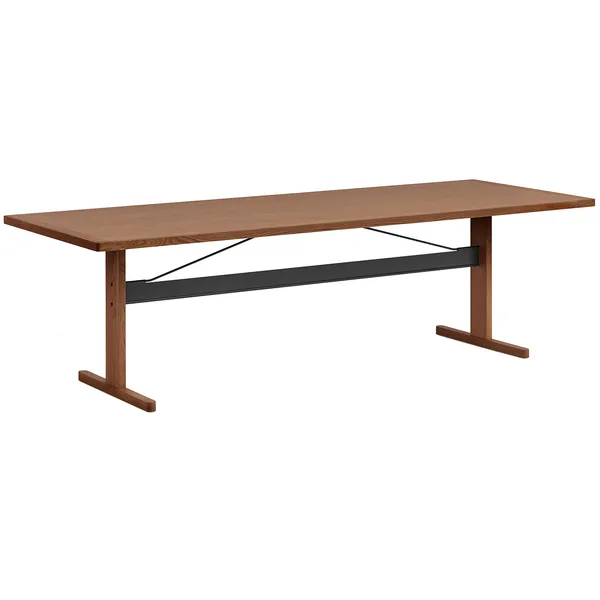Passerelle Bord 95x260 cm Lackad Valnöt / Svart